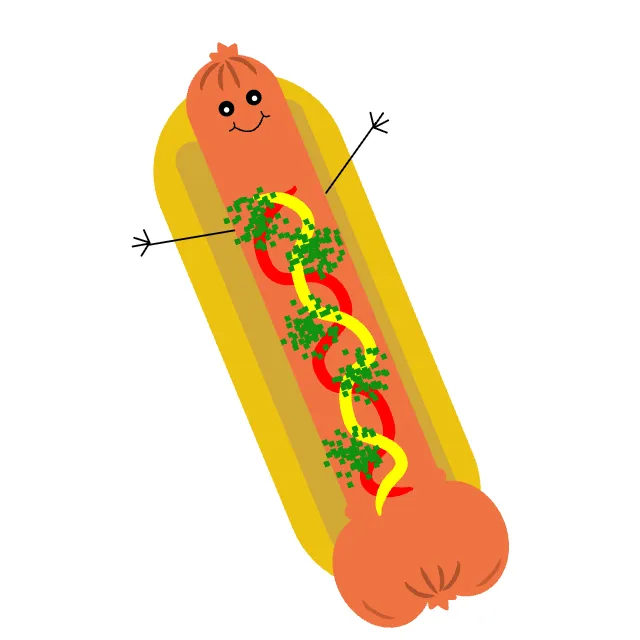 “Footlong Dong 2.0”, a drawing by haxx