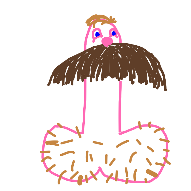 “Movember dick”, a drawing by maxx